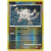 Mankey 79/106 DP Great Encounters Reverse Holo Common Pokemon Card NEAR MINT TCG