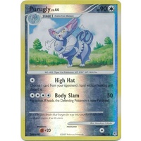 Purugly 36/130 DP Base Set Reverse Holo Rare Pokemon Card NEAR MINT TCG