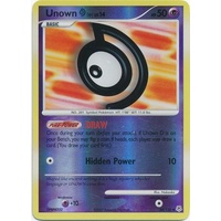 Unown D 68/130 DP Base Set Reverse Holo Uncommon Pokemon Card NEAR MINT TCG