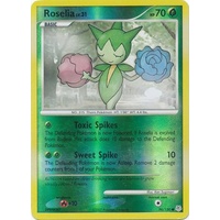 Roselia 96/130 DP Base Set Reverse Holo Common Pokemon Card NEAR MINT TCG