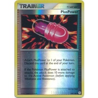 PlusPower 109/130 DP Base Set Reverse Holo Uncommon Trainer Pokemon Card NEAR MINT TCG