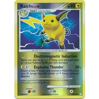 Raichu 15/123 DP Mysterious Treasures Reverse Holo Rare Pokemon Card NEAR MINT TCG