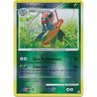 Kricketune 27/123 DP Mysterious Treasures Reverse Holo Rare Pokemon Card NEAR MINT TCG