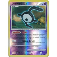 Unown E 65/123 DP Mysterious Treasures Reverse Holo Uncommon Pokemon Card NEAR MINT TCG