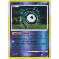 Unown M 66/123 DP Mysterious Treasures Reverse Holo Uncommon Pokemon Card NEAR MINT TCG