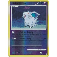 Nidoran 91/123 DP Mysterious Treasures Reverse Holo Common Pokemon Card NEAR MINT TCG