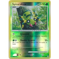 Spinarak 103/123 DP Mysterious Treasures Reverse Holo Common Pokemon Card NEAR MINT TCG