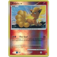 Vulpix 107/123 DP Mysterious Treasures Reverse Holo Common Pokemon Card NEAR MINT TCG