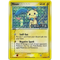 Minun 41/107 EX Deoxys Reverse Holo Uncommon Pokemon Card NEAR MINT TCG