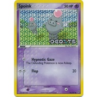 Spoink 76/107 EX Deoxys Reverse Holo Common Pokemon Card NEAR MINT TCG