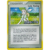 Lady Outing 87/107 EX Deoxys Reverse Holo Uncommon Trainer Pokemon Card NEAR MINT TCG