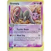 Grumpig 6/97 EX Dragon Reverse Holo Rare Pokemon Card NEAR MINT TCG