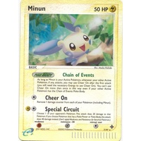 Minun 7/97 EX Dragon Reverse Holo Rare Pokemon Card NEAR MINT TCG