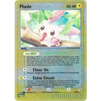 Plusle 8/97 EX Dragon Reverse Holo Rare Pokemon Card NEAR MINT TCG