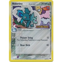 Nidorina (Delta Species) 34/101 EX Dragon Frontiers Reverse Holo Uncommon Pokemon Card NEAR MINT TCG