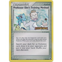 Professor Elm's Training Method 79/101 EX Dragon Frontiers Reverse Holo Uncommon Trainer Pokemon Card NEAR MINT TCG