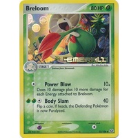 Breloom 22/106 EX Emerald Reverse Holo Uncommon Pokemon Card NEAR MINT TCG