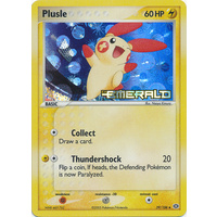 Plusle 39/106 EX Emerald Reverse Holo Uncommon Pokemon Card NEAR MINT TCG