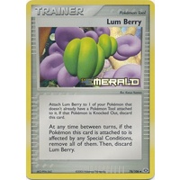 Lum Berry 78/106 EX Emerald Reverse Holo Uncommon Trainer Pokemon Card NEAR MINT TCG