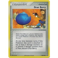 Oran Berry 80/106 EX Emerald Reverse Holo Uncommon Trainer Pokemon Card NEAR MINT TCG