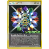 Double Rainbow Energy 87/106 EX Emerald Reverse Holo Rare Pokemon Card NEAR MINT TCG