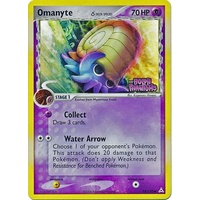 Omanyte (Delta Species) 74/110 EX Holon Phantoms Reverse Holo Common Pokemon Card NEAR MINT TCG