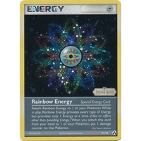 Rainbow Energy 81/92 EX Legend Maker Reverse Holo Rare Pokemon Card NEAR MINT TCG