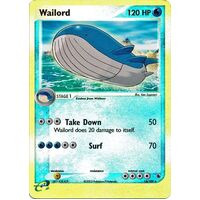 Wailord 14/109 EX Ruby and Sapphire Reverse Holo Rare Pokemon Card NEAR MINT TCG