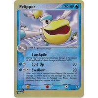 Pelipper 19/109 EX Ruby and Sapphire Reverse Holo Rare Pokemon Card NEAR MINT TCG