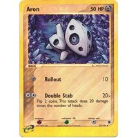 Aron 25/109 EX Ruby and Sapphire Reverse Holo Uncommon Pokemon Card NEAR MINT TCG