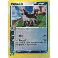 Mightyena 42/109 EX Ruby and Sapphire Reverse Holo Uncommon Pokemon Card NEAR MINT TCG