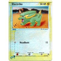 Electrike 52/109 EX Ruby and Sapphire Reverse Holo Common Pokemon Card NEAR MINT TCG