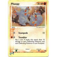 Phanpy 62/109 EX Ruby and Sapphire Reverse Holo Common Pokemon Card NEAR MINT TCG