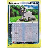 Poochyena 63/109 EX Ruby and Sapphire Reverse Holo Common Pokemon Card NEAR MINT TCG