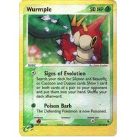 Wurmple 78/109 EX Ruby and Sapphire Reverse Holo Common Pokemon Card NEAR MINT TCG