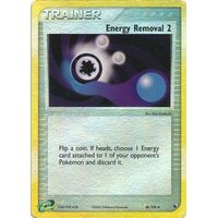 Energy Removal 2 80/109 EX Ruby and Sapphire Reverse Holo Uncommon Trainer Pokemon Card NEAR MINT TCG