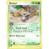 Nuzleaf 48/100 EX Sandstorm Reverse Holo Uncommon Pokemon Card NEAR MINT TCG