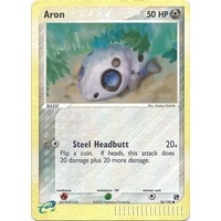 Aron 56/100 EX Sandstorm Reverse Holo Common Pokemon Card NEAR MINT TCG