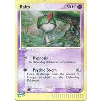 Ralts 74/100 EX Sandstorm Reverse Holo Common Pokemon Card NEAR MINT TCG