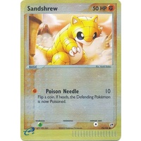 Sandshrew 75/100 EX Sandstorm Reverse Holo Common Pokemon Card NEAR MINT TCG