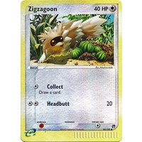 Zigzagoon 85/100 EX Sandstorm Reverse Holo Common Pokemon Card NEAR MINT TCG