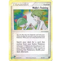 Wally's Training 89/100 EX Sandstorm Reverse Holo Uncommon Trainer Pokemon Card NEAR MINT TCG