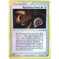 Mysterious Fossil 91/100 EX Sandstorm Reverse Holo Common Trainer Pokemon Card NEAR MINT TCG