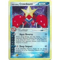 Team Aqua's Crawdaunt 2/95 EX Team Magma vs Team Aqua Reverse Holo Rare Pokemon Card NEAR MINT TCG