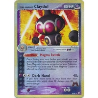 Team Magma's Claydol 8/95 EX Team Magma vs Team Aqua Reverse Holo Rare Pokemon Card NEAR MINT TCG