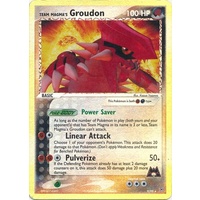 Team Magma's Groudon 9/95 EX Team Magma vs Team Aqua Reverse Holo Rare Pokemon Card NEAR MINT TCG