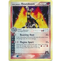 Team Magma's Houndoom 10/95 EX Team Magma vs Team Aqua Reverse Holo Rare Pokemon Card NEAR MINT TCG