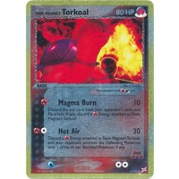 Team Magma's Torkoal 12/95 EX Team Magma vs Team Aqua Reverse Holo Rare Pokemon Card NEAR MINT TCG