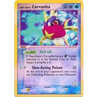 Team Aqua's Carvanha 25/95 EX Team Magma vs Team Aqua Reverse Holo Uncommon Pokemon Card NEAR MINT TCG