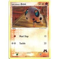 Team Magma's Aron 58/95 EX Team Magma vs Team Aqua Reverse Holo Common Pokemon Card NEAR MINT TCG